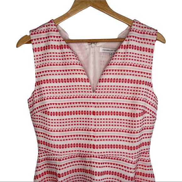 Anthro Cupcakes and Cashmere White and Pink Sheath Dress - Picture 3 of 7